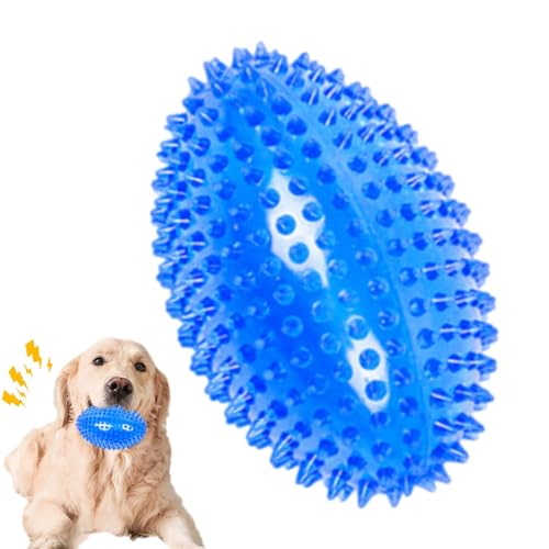 Pzuryhg Quietschende Hundespielzeugbälle - Welpenkauspielzeug Beißspielzeug Stachelige Bälle - Indoor-Spiel Haustierbedarf, Attraktives Interaktives Spielzeug für Aggressive Kauer, Welpen Pzuryhg Quietschende Hundespielzeugbälle - Welpenkauspielzeug Beißspielzeug Stachelige Bälle - Indoor-Spiel Haustierbedarf, Attraktives Interaktives Spielzeug für Aggressive Kauer, Welpen von Pzuryhg