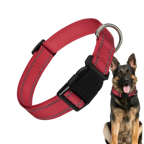 Pzuryhg Verstellbares Welpenhalsband, Komfort-Halsband für Hunde – Nylon-Hundehalsband, bequem, atmungsaktiv, bequem für große Katzen, kleine Hunde Pzuryhg Verstellbares Welpenhalsband, Komfort-Halsband für Hunde – Nylon-Hundehalsband, bequem, atmungsaktiv, bequem für große Katzen, kleine Hunde von Pzuryhg