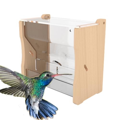 Quail Feeder, Automatic Water Dispenser and Feeding Cup, Acrylic and Wood Parakeet Box, Pet Cage Food Container, Ideal for Quails, Budgerigar, and Peony, 15x7.8x14.2cm / 22x7.8x14.2cm Quail Feeder, Automatic Water Dispenser and Feeding Cup, Acrylic and Wood Parakeet Box, Pet Cage Food Container, Ideal for Quails, Budgerigar, and Peony, 15x7.8x14.2cm / 22x7.8x14.2cm von Pzuryhg