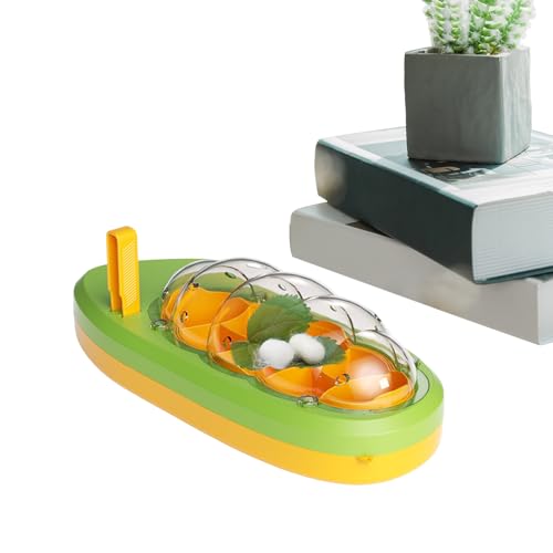 Silkworm Breeding Box, Hatching Cage, Compact, Educational, and Transparent Design, PP, ABS, Small Animal Habitat, Perfect for Kids, Teens, Girls, Boys, and Adults, 31.5x16.3x11.5cm Silkworm Breeding Box, Hatching Cage, Compact, Educational, and Transparent Design, PP, ABS, Small Animal Habitat, Perfect for Kids, Teens, Girls, Boys, and Adults, 31.5x16.3x11.5cm von Pzuryhg