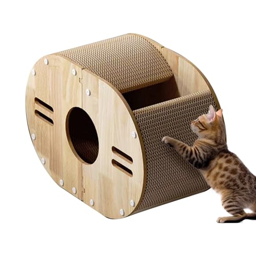 Thickened Scratching Board, Wear Resistant Scratching Mat, Furniture Protector, MDF Corrugated Paper, Double-Use Bed Design, Ideal for Home Use Next to Sofa Or Couch Thickened Scratching Board, Wear Resistant Scratching Mat, Furniture Protector, MDF Corrugated Paper, Double-Use Bed Design, Ideal for Home Use Next to Sofa Or Couch von Pzuryhg