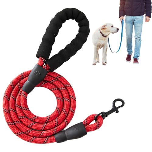 Trainingsseil für kleine Hunde, reflektierendes Welpenseil, bequeme Hundeleine Schwerlast Haustier-Trainingsseil mit gepolstertem Griff für Welpen Trainingsseil für kleine Hunde, reflektierendes Welpenseil, bequeme Hundeleine Schwerlast Haustier-Trainingsseil mit gepolstertem Griff für Welpen von Pzuryhg