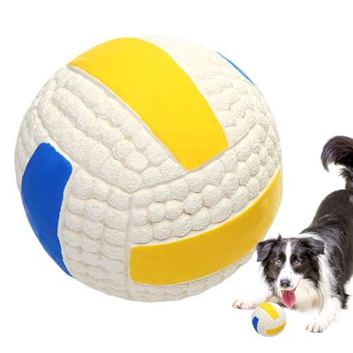Unzerstörbarer Quietschender Hundeball, Hundebälle Für Aggressive Kauer, Langlebiger Latex-Hundespielzeugball, Weicher Kauspielzeugball Für Hunde, Hundekauball Für Große Hunde, Quietschender Ball Unzerstörbarer Quietschender Hundeball, Hundebälle Für Aggressive Kauer, Langlebiger Latex-Hundespielzeugball, Weicher Kauspielzeugball Für Hunde, Hundekauball Für Große Hunde, Quietschender Ball von Pzuryhg