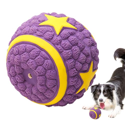 Unzerstörbarer quietschender Hundeball, Hundebälle für aggressive Kauer, langlebiger Latex-Hundespielzeugball, weicher Kauspielzeugball für Hunde, Hundekauball für große Hunde, Quietschball für Unzerstörbarer quietschender Hundeball, Hundebälle für aggressive Kauer, langlebiger Latex-Hundespielzeugball, weicher Kauspielzeugball für Hunde, Hundekauball für große Hunde, Quietschball für von Pzuryhg