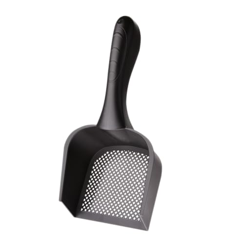 Versatile Cat Litter Scoop, Pet Poo Shovel, Large Sifter Scooper, PVC Durabled Ergonomic Handle, Deep Shovel Design (Gray), for Fast Waste Cleaning In Litter Boxes von Pzuryhg