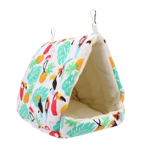 Vogel-Hängemattennest, warme Baumwolle, Nesting-Hängemattenhaus, für drinnen und draußen, ideal für kleine bis mittelgroße , bequeme und gemütliche Dekoration für Tierliebhaber Vogel-Hängemattennest, warme Baumwolle, Nesting-Hängemattenhaus, für drinnen und draußen, ideal für kleine bis mittelgroße , bequeme und gemütliche Dekoration für Tierliebhaber von Pzuryhg