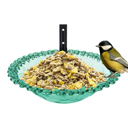 Vogeltränke für den Garten, Baummontage, PP+Eisen, hängbares Wasserbecken, 22,9 cm Schüssel, wetterfeste Tierfutterstation, ideal für Terrasse, Balkon, Innenhof, Hinterhof, Außenbereich, 23,5 x 23,5 x von Pzuryhg