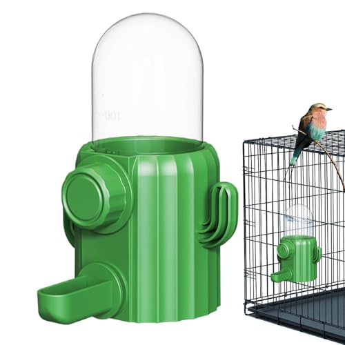 Vogelwasserspender Automatischer Kaktustrinker Wasserspender Design Einfache Montage Vogelkäfig Zubehör für Sittiche Nymphensittiche Lovebirds Einfache Installation 1 Stück von Pzuryhg