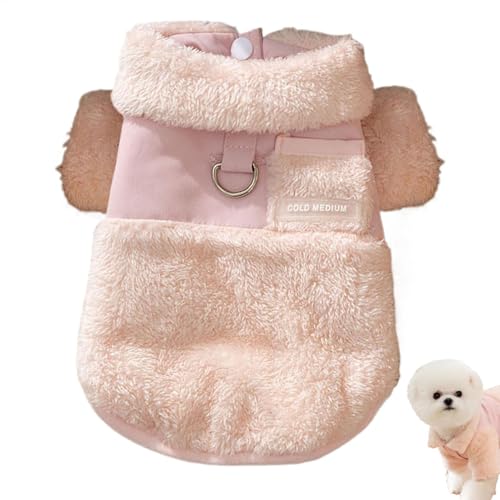 Warm Reversible Puppy Jacket for Cold Weather, Double-Sided Wear Winter Coat for Large Dogs, Outdoor Cold Weather Pet Clothes with Rope Ring for Autumn and Winter Blue, pink, White Warm Reversible Puppy Jacket for Cold Weather, Double-Sided Wear Winter Coat for Large Dogs, Outdoor Cold Weather Pet Clothes with Rope Ring for Autumn and Winter Blue, pink, White von Pzuryhg