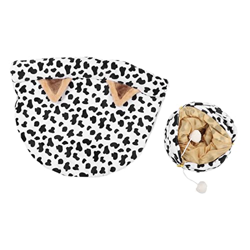 Katzentunnelbett, faltbares weiches Katzentunnelröhrenspielzeug, Katzenübungsradröhre mit Kratzball und Matte für Welpen, Hasen und Kätzchen Katzentunnelbett, faltbares weiches Katzentunnelröhrenspielzeug, Katzenübungsradröhre mit Kratzball und Matte für Welpen, Hasen und Kätzchen von QANYEGN