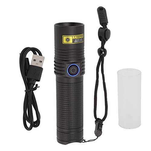 QANYEGN Schwarzlicht-Taschenlampe, 365-nm-Handtaschenlampe, Schwarzlicht-LED-Handtaschenlampe für die Erkennung von Urin-Haustierharz-Härtungsgaslecks von QANYEGN