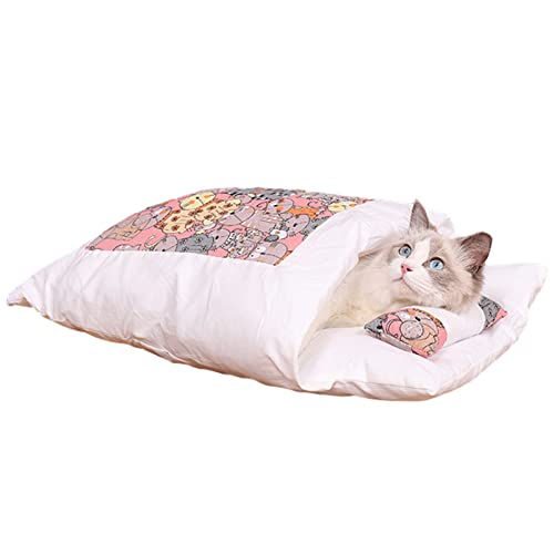 QARIDO Haustierbett | Katzenbett – Katzenbett mit abnehmbarem, waschbarem, gepolstertem Pad, Katzenmöbel für Haustiere, vier Jahreszeiten, zum Entspannen, Spielen QARIDO Haustierbett | Katzenbett – Katzenbett mit abnehmbarem, waschbarem, gepolstertem Pad, Katzenmöbel für Haustiere, vier Jahreszeiten, zum Entspannen, Spielen von QARIDO