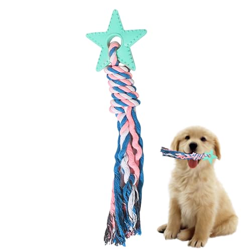 QARIDO Kauspielzeug für Welpen,Seil-Kauspielzeug zum Zahnen für Hunde - Interaktives Hundespielzeug, Baumwollseilknoten für Katzen, Welpen, mittelgroße Hunde und Haustiere von QARIDO