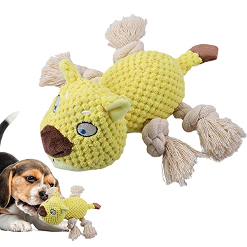 QARIDO Plüsch-Hundespielzeug, niedliches Plüschtier, gefüllt, Quietschspielzeug, für kleine und mittelgroße Hunde, Haustierzubehör von QARIDO