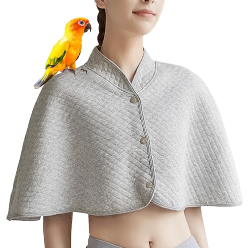Papagei Anti-Scratch Shoulder Protector, Bird Diaper Poop Cover Pad for Parakeets Cockatiels Conures, Cotton Shawl Cape for Birds to Stand on Shoulders, Pet Arm Guard for Lovebirds Finks Macaws Papagei Anti-Scratch Shoulder Protector, Bird Diaper Poop Cover Pad for Parakeets Cockatiels Conures, Cotton Shawl Cape for Birds to Stand on Shoulders, Pet Arm Guard for Lovebirds Finks Macaws von QBLEEV