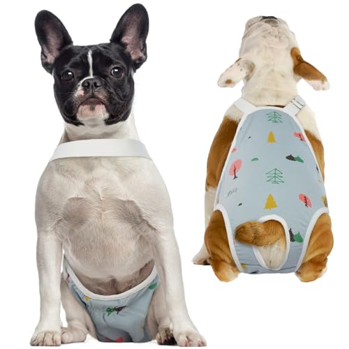QBLEEV Hundewindeln für Damen, waschbar, Sanitärhöschen mit verstellbarem Hosenträger, wiederverwendbare Hunde-Periodenhöschen, Haustierunterwäsche, Windel-Jumpsuits für männliche Hunde in Hitze, QBLEEV Hundewindeln für Damen, waschbar, Sanitärhöschen mit verstellbarem Hosenträger, wiederverwendbare Hunde-Periodenhöschen, Haustierunterwäsche, Windel-Jumpsuits für männliche Hunde in Hitze, von QBLEEV