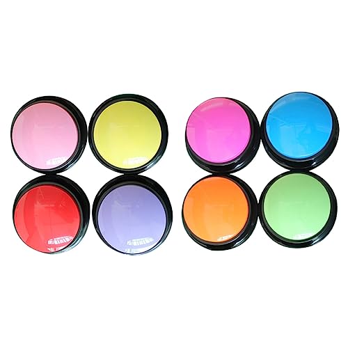 8 Stück Aufnahme-Quetschbox, Summer, , beschreibbare Sprach-Sound-Taste, Partyzubehör, Kommunikationstaste, Spielzeug 8 Stück Aufnahme-Quetschbox, Summer, , beschreibbare Sprach-Sound-Taste, Partyzubehör, Kommunikationstaste, Spielzeug von QELLON