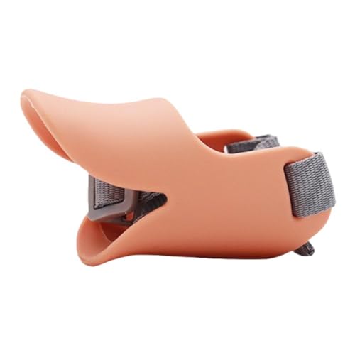 Hundemaulkörbe, Silikon-Enten-Mund-Form, Silikon-Maulkörbe, verstellbar, mit Barking-Riemen von QEOTOH