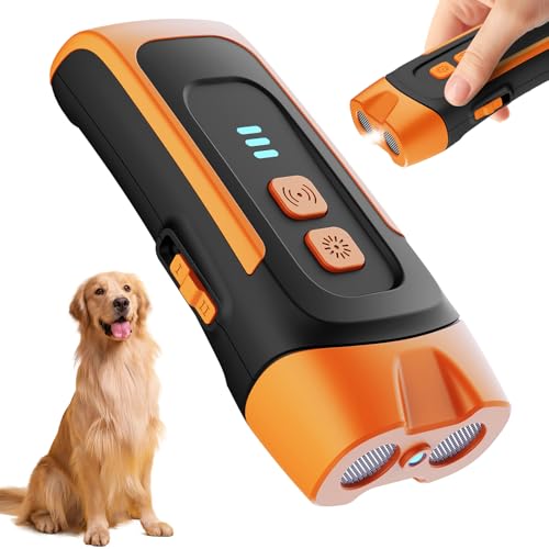 QEWEUUIE Anti-Bell-Gerät für Hunde, 4 Frequenzen, Trainings- und Verhaltenshilfen für Hunde, für drinnen und draußen, 15 m lange effektive Entfernung, wasserdicht, wandmontierte QEWEUUIE Anti-Bell-Gerät für Hunde, 4 Frequenzen, Trainings- und Verhaltenshilfen für Hunde, für drinnen und draußen, 15 m lange effektive Entfernung, wasserdicht, wandmontierte von QEWEUUIE