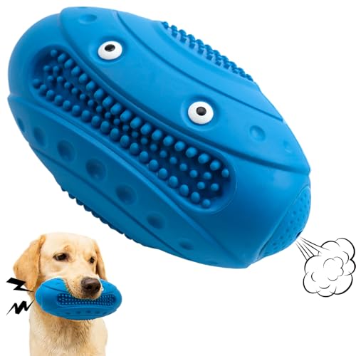 QGGTQG Hundespielzeug aus Naturkautschuk, Hundespielzeug Unzerstörbar, Interaktives Kauspielzeug Hund zur Zahnreinigung und Angstlinderung, Dog Toys für Kleine, Mittelgroße und Große Hunde von QGGTQG