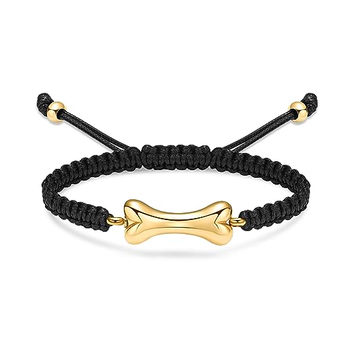 QGJNSGC Hundeknochen-Urnen-Armband, Asche-Andenken, Verstellbarer Feuerbestattungsschmuck, geflochtenes Seil, Urnen-Armband für Haustiere, Asche, Hundeurnen-Schmuck für Damen und Herren QGJNSGC Hundeknochen-Urnen-Armband, Asche-Andenken, Verstellbarer Feuerbestattungsschmuck, geflochtenes Seil, Urnen-Armband für Haustiere, Asche, Hundeurnen-Schmuck für Damen und Herren von QGJNSGC