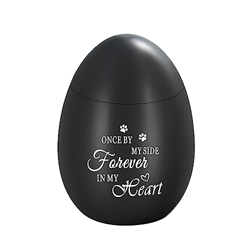 QGJNSGC Kleine Andenken-Urnen für Asche, Mini-Urnen für Asche, Edelstahl, Gedenk-Aschehalter, Eiform, Asche, Urne Forever in My Heart QGJNSGC Kleine Andenken-Urnen für Asche, Mini-Urnen für Asche, Edelstahl, Gedenk-Aschehalter, Eiform, Asche, Urne Forever in My Heart von QGJNSGC