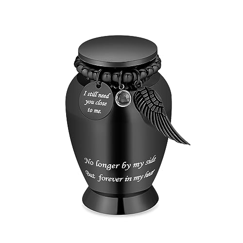 QGJNSGC Mini-Urnen für Haustier-Aschehalter, kleine Andenken, Urnen, Gedenk-Asche, Glas von QGJNSGC