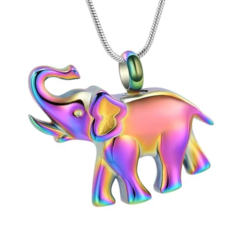 QGJNSGC Kremation Schmuck für Asche für Frauen Männer Tiere Dinosaurier/Kuh/Elefant/Frosch Urne Halskette Andenken Anhänger für Haustier Gedenkstätte Geschenk QGJNSGC Kremation Schmuck für Asche für Frauen Männer Tiere Dinosaurier/Kuh/Elefant/Frosch Urne Halskette Andenken Anhänger für Haustier Gedenkstätte Geschenk von QGJNSGC