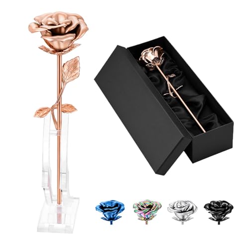 QGJNSGC Rosa Blume Andenken Urnen für menschliche Asche, Gedenk Urne Medaillon, Lang-Stiel Bunte Rosenblume Einäscherung Urnen, Beerdigung Urne für Asche Erwachsene Einäscherung Andenken für Asche QGJNSGC Rosa Blume Andenken Urnen für menschliche Asche, Gedenk Urne Medaillon, Lang-Stiel Bunte Rosenblume Einäscherung Urnen, Beerdigung Urne für Asche Erwachsene Einäscherung Andenken für Asche von QGJNSGC