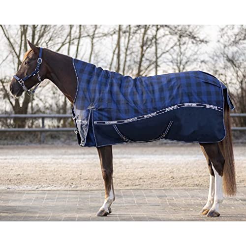 Outdoor-Decke für Pferde mit einem halben Hals QHP Collection 150gr von QHP