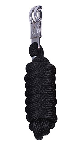 QHP Anbindestrick Führstrick mit Panikhaken ARBO-INOX® (Schwarz) von QHP