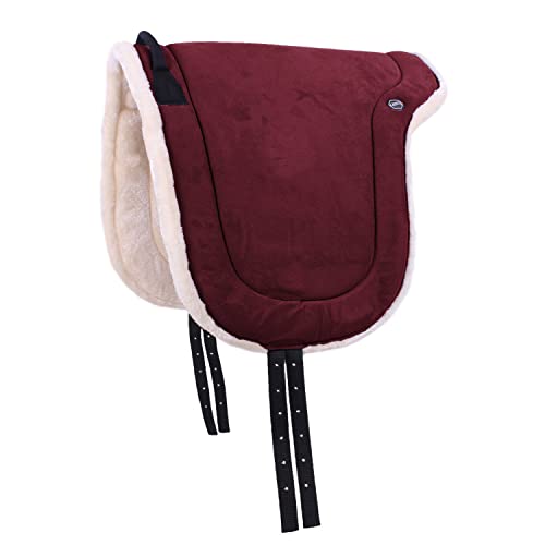 QHP Bareback Pad Sattelkissen, Größe:P, Farbe QHP:Burgundy von QHP