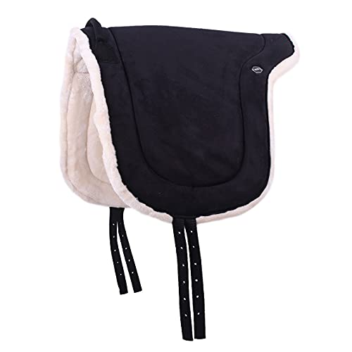 Reitpad Pferd Bareback Pad 19 mm | Sicherer Halt | Komfortables Reiten | Praktische Größe, Größe:WB, Farbe:schwarz Reitpad Pferd Bareback Pad 19 mm | Sicherer Halt | Komfortables Reiten | Praktische Größe, Größe:WB, Farbe:schwarz von QHP