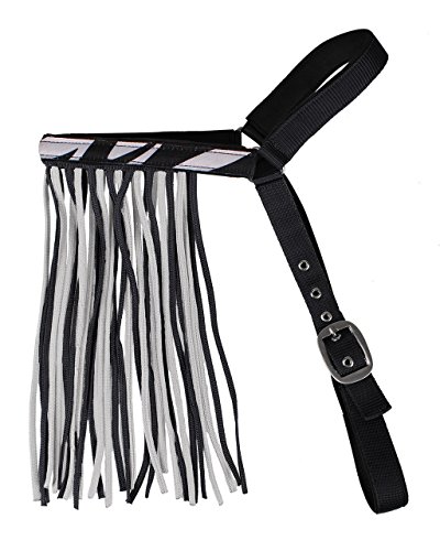 QHP Fliegenfransen extra, Größe:VB, Farbe:Zebra von QHP