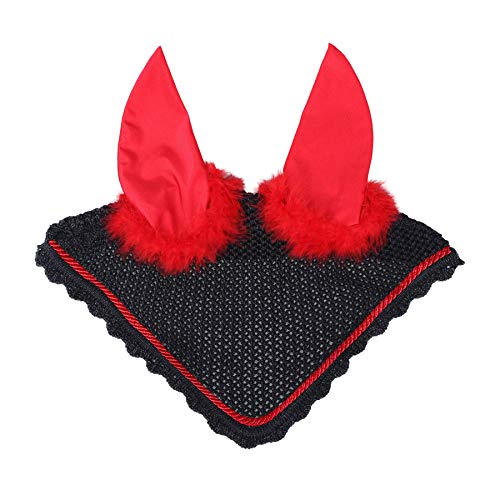 QHP Fliegenhaube Ohrenhaube Halloween Devil Teufel (Warmblut) von QHP