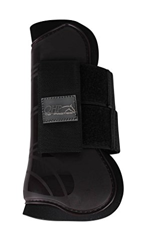 QHP Gamaschen Hartschalengamaschen Pferdeschutz 3 Verschiedene Größen 13 (Pony, braun) von QHP