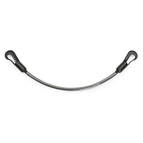 QHP Plastifizierte Schweifkordel kunststoffummantelt schwarz 40 cm von QHP