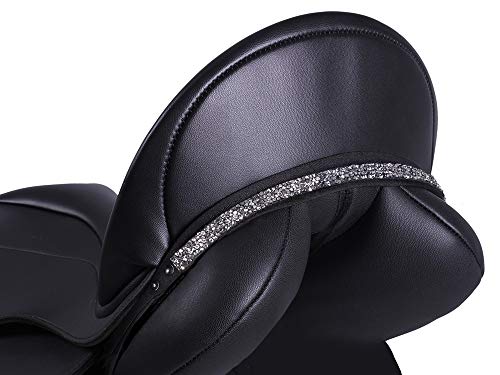 QHP Sattel Jewel Sattelschmuck mit Strass zum Aufpeppen Ihres Sattels "Pimp Ihre Sattel" (Pony, Lupine) von QHP