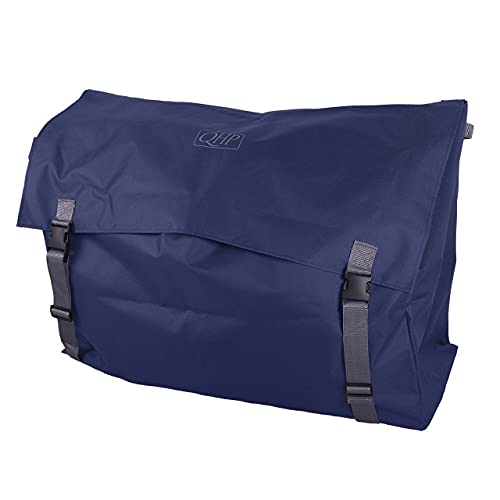 QHP Stall Packsack Utensilienbehälter f. Decken und Pflegeartikel (Navy/grau) von QHP