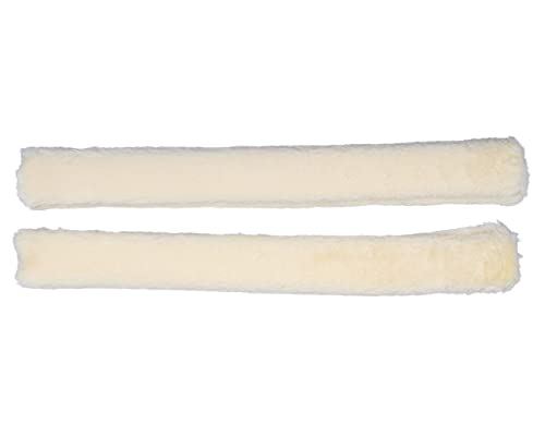 QHP Zügelschoner Kunstfell mit Klettverschluss (45 cm, Creme) von QHP