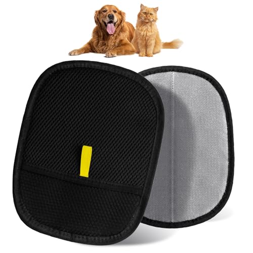 QHSXMQ 2 Stück Tierhaarentferner Handschuh, Fell Magnet Handschuhe Doppelseitig für Hunde & Katzen, Fellmagnet,Pet Hair Remover mit Anti-Statik-Funktion,Hundehaare Entfernen,Fellhandschuhe Katze QHSXMQ 2 Stück Tierhaarentferner Handschuh, Fell Magnet Handschuhe Doppelseitig für Hunde & Katzen, Fellmagnet,Pet Hair Remover mit Anti-Statik-Funktion,Hundehaare Entfernen,Fellhandschuhe Katze von QHSXMQ