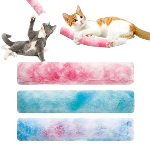 QHSXMQ Katzenminze-Spielzeug, 3 Stück, Plüsch-Farbverlaufskissen, interaktives Kätzchen-Spielzeug, Farbverlauf, Katzenkissen, kleine Haustiere, Katzen, Zahnreinigung, Spielübungszubehör QHSXMQ Katzenminze-Spielzeug, 3 Stück, Plüsch-Farbverlaufskissen, interaktives Kätzchen-Spielzeug, Farbverlauf, Katzenkissen, kleine Haustiere, Katzen, Zahnreinigung, Spielübungszubehör von QHSXMQ