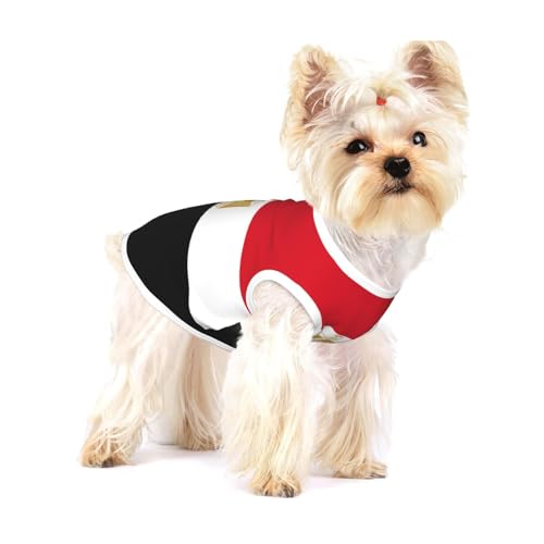 Baumwollweste mit ägyptischer Flagge, Größe M, atmungsaktiv, weich und bequem, Haustierkleidung für Katzen und Hunde Baumwollweste mit ägyptischer Flagge, Größe M, atmungsaktiv, weich und bequem, Haustierkleidung für Katzen und Hunde von QHZLY