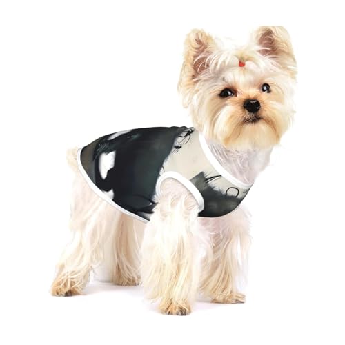CreepyCreatures Weste für kleine Hunde, Baumwolle, Größe S, atmungsaktiv, weich und bequem, Haustierkleidung für Katzen und Hunde CreepyCreatures Weste für kleine Hunde, Baumwolle, Größe S, atmungsaktiv, weich und bequem, Haustierkleidung für Katzen und Hunde von QHZLY