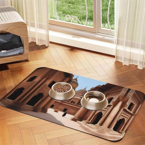 Cultural Heritage Haustier-Tischdecke, saugfähig, Leder, 40 x 60 cm, mit rutschfester Gummiunterseite, für Katzen und Hunde Cultural Heritage Haustier-Tischdecke, saugfähig, Leder, 40 x 60 cm, mit rutschfester Gummiunterseite, für Katzen und Hunde von QHZLY