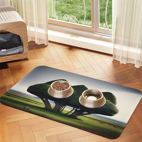 EerieEchoes Haustier-Tischdecke, saugfähig, Leder, 30 x 45 cm, mit rutschfester Gummiunterseite, für Katzen und Hunde EerieEchoes Haustier-Tischdecke, saugfähig, Leder, 30 x 45 cm, mit rutschfester Gummiunterseite, für Katzen und Hunde von QHZLY