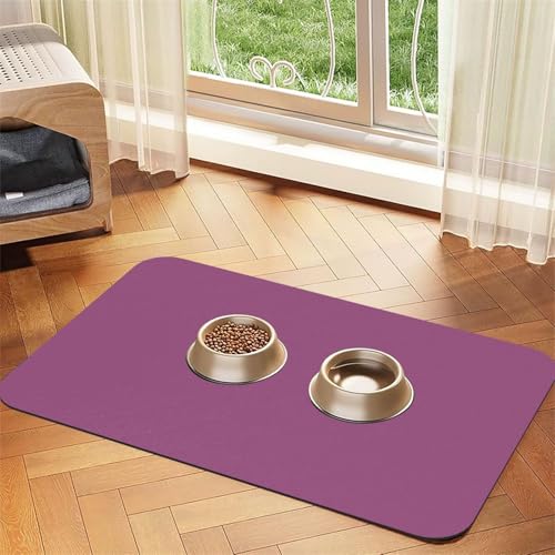 Einfarbige, saugfähige Haustier-Tischdecke, Leder, 30 x 45 cm, mit rutschfester Gummiunterseite, für Katzen und Hunde, Weinrot Einfarbige, saugfähige Haustier-Tischdecke, Leder, 30 x 45 cm, mit rutschfester Gummiunterseite, für Katzen und Hunde, Weinrot von QHZLY