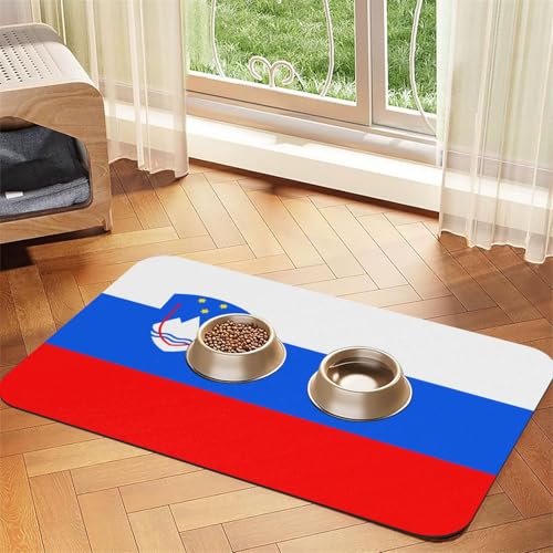 Flagge Sloweniens Haustier saugfähige Ledertischdecke 30 x 45 cm mit rutschfester Gummiunterseite für Katzen und Hunde Flagge Sloweniens Haustier saugfähige Ledertischdecke 30 x 45 cm mit rutschfester Gummiunterseite für Katzen und Hunde von QHZLY