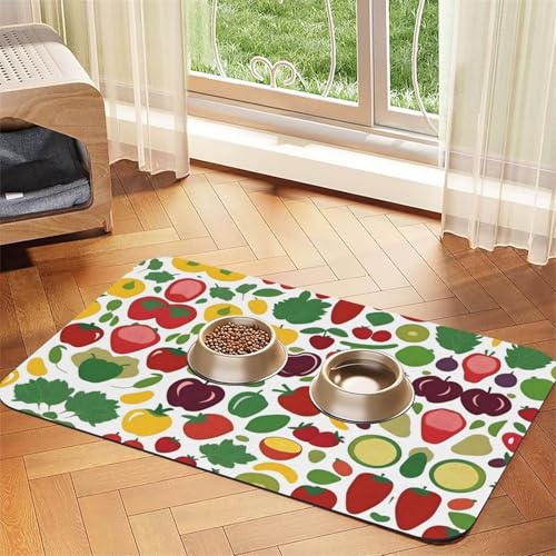 Happy Living Haustier-Tischdecke, saugfähig, Leder, 30 x 45 cm, mit rutschfester Gummiunterseite, für Katzen und Hunde von QHZLY