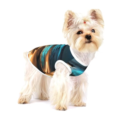 Hundeweste für kleine Hunde, Baumwolle, atmungsaktiv, weich und bequem, für Katzen und Hunde von QHZLY